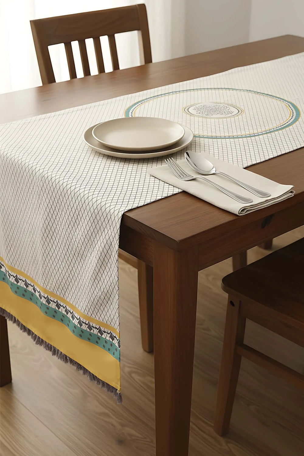 Safran Luxe Leinen-Läufer 45x140 cm