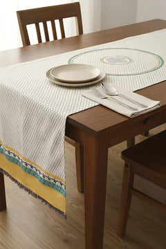 Safran Luxe Leinen-Läufer 45x140 cm