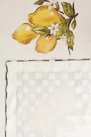 Tischdecke mit Linda-Zitronenmuster, 140 x 220 cm