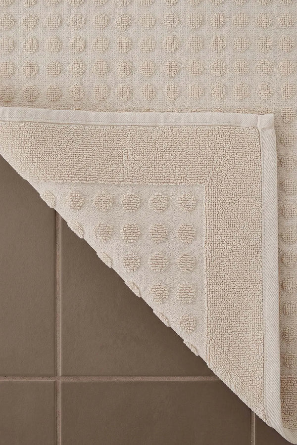 Zivra Beige 100% Baumwoll-Fußhandtuch - 50x70 cm