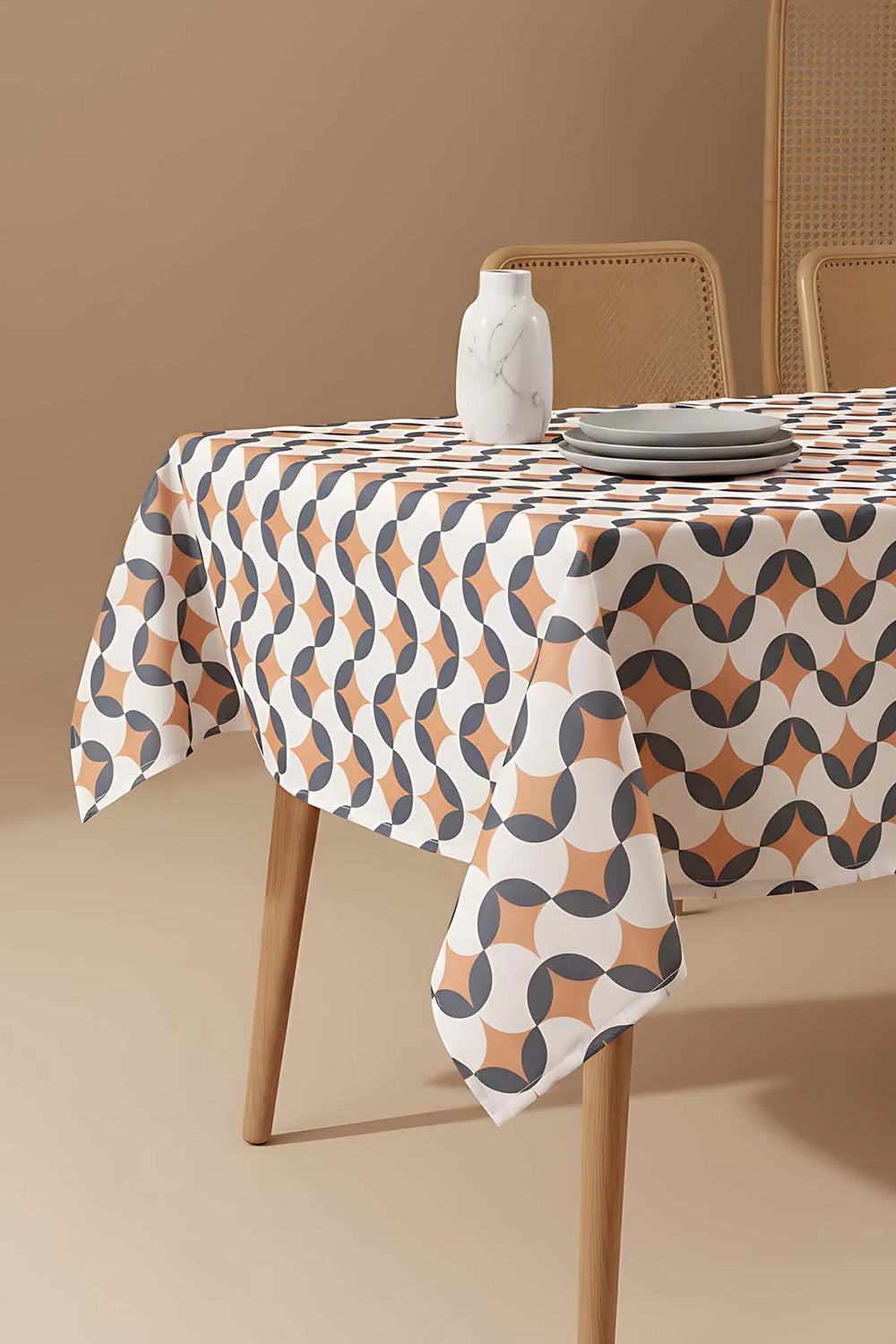 Geometrisch-abstrakte Tischdecke, Tischläufer, Picknickdecke