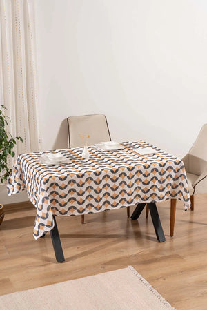 Geometrisch-abstrakte Tischdecke, Tischläufer, Picknickdecke