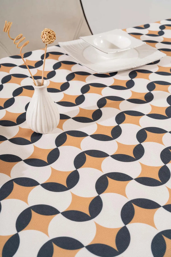 Geometrisch-abstrakte Tischdecke, Tischläufer, Picknickdecke