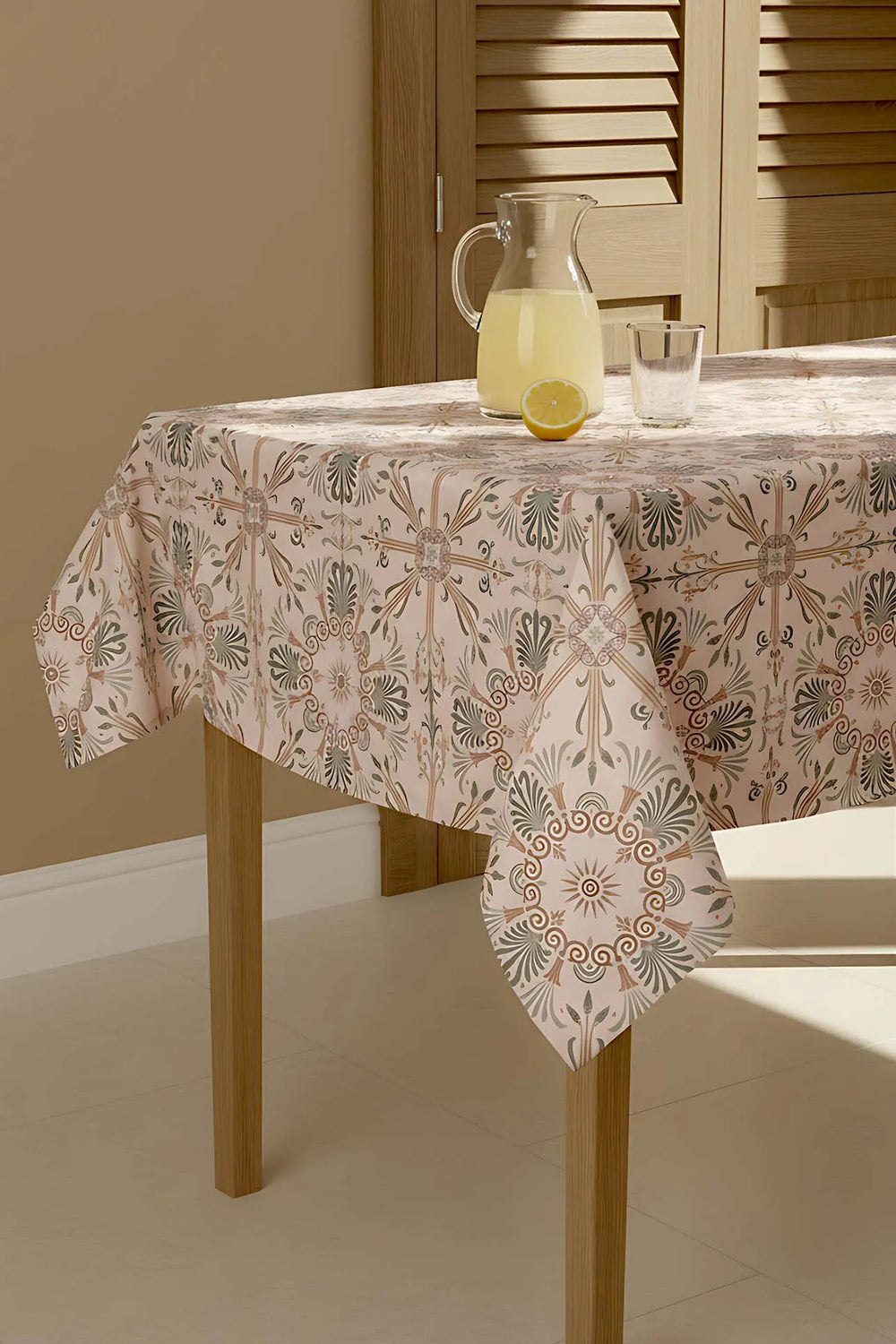 Tischdecke, Essdecke, Picknickdecke mit ethnischem Palastmuster