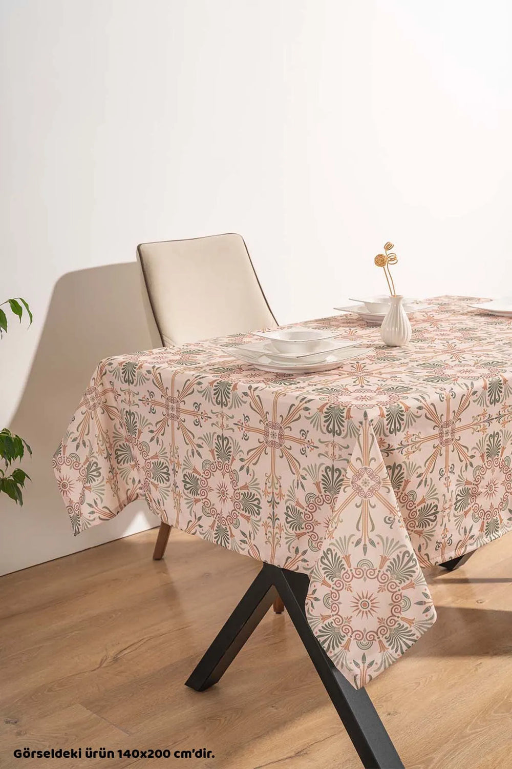 Tischdecke, Essdecke, Picknickdecke mit ethnischem Palastmuster