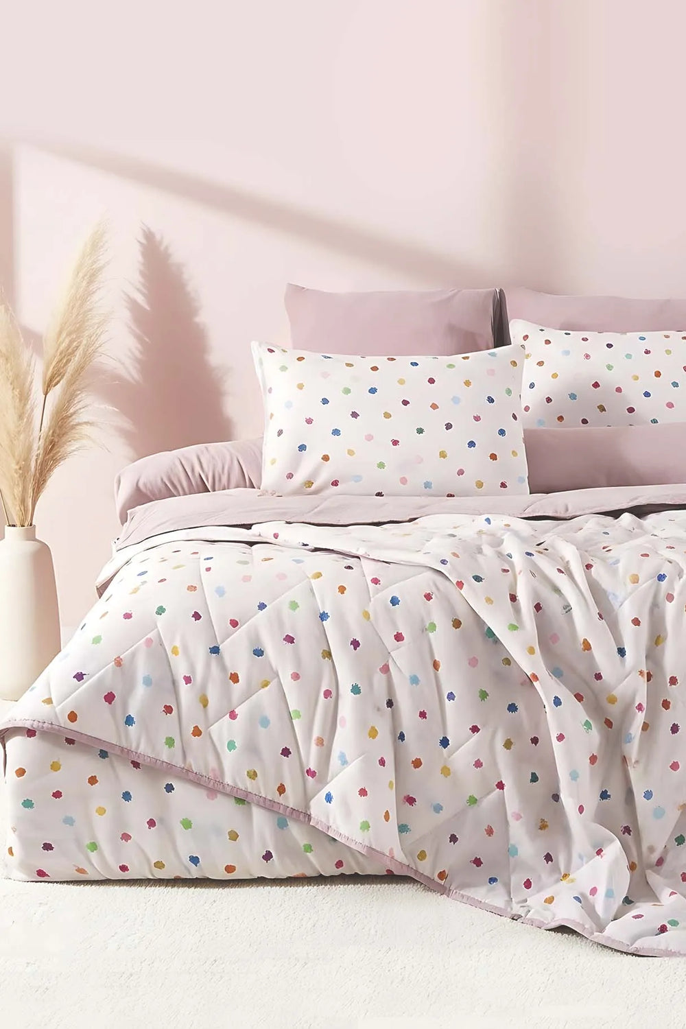 Bonny Doppelbett-Bettwäscheset (7-teilig) – Brautset