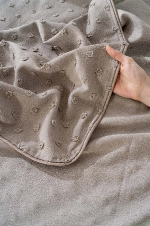 Talya Mink Punch besticktes Doppelbettwäsche-Set, 4-teiliges Schlaf- und Brautset