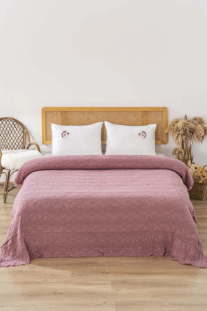 Felix Rose Doppelbettwäsche-Set aus 100 % Baumwolle, gesteppt – 4-teiliges Braut-Set