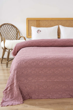 Felix Rose Doppelbettwäsche-Set aus 100 % Baumwolle, gesteppt – 4-teiliges Braut-Set